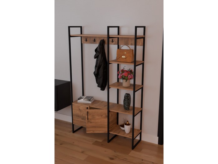 Закачалка с етажерка и шкаф FD-HWCOATR (бор)